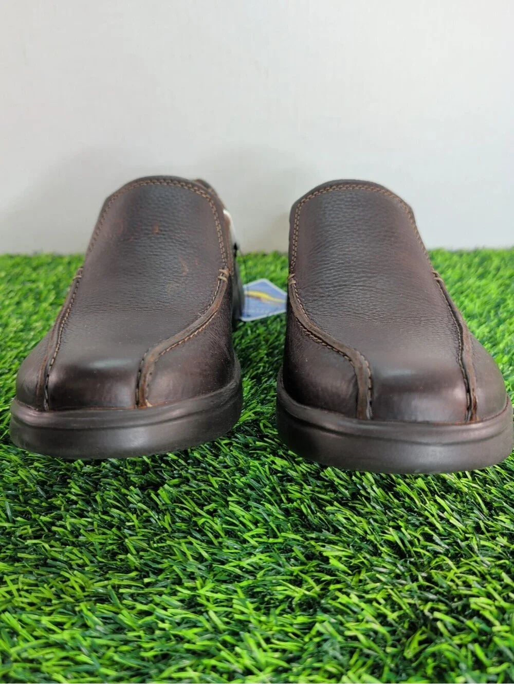 Clarks Mens Bradley Step Brown Leather Casual  Shoes Men's 9.5W